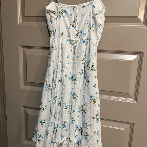 Ruby Rox Blue Floral Midi Dress - Picture 6 of 6